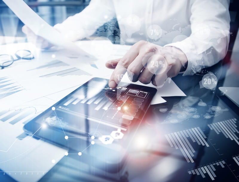 Trader working Market Report Document